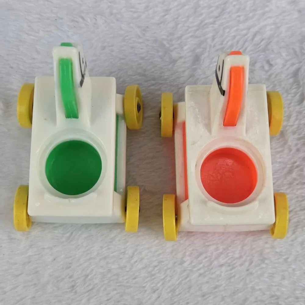 Vintage Fisher Price Little People Little Riders‎ Rocking Horses Lot Of 2